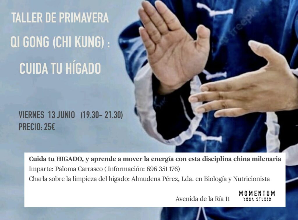 taller momentum yoga junio Taller Chi Kung eventos en Huelva